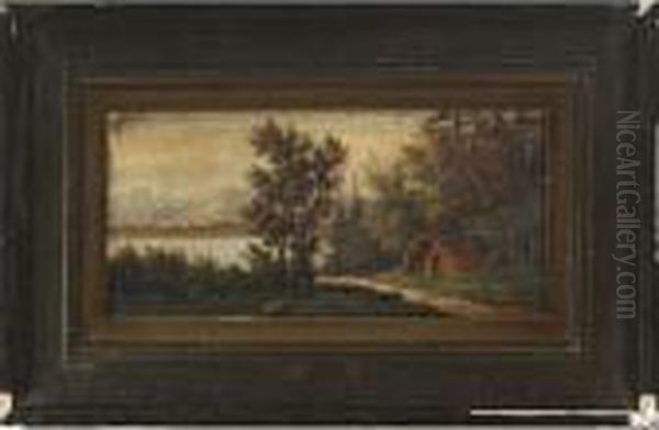 Am Hechtsee In Tirol; Farmer Surveying His Field - view 1