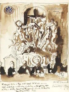 At the Peace Conference, Paris by Willam Orpen