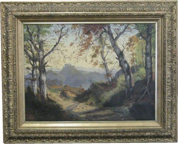 Weite Landschaft Mit Burg - view 1