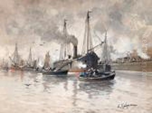 Schiffe Im Hafen - view 1