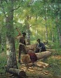 Holzfaller by Adolf Kaufmann