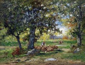 The Loving Shepherd by Adolf Kaufmann