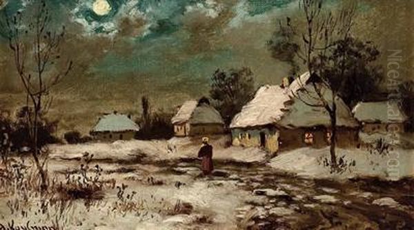 Heimkehr An Einem Winterabend - view 1
