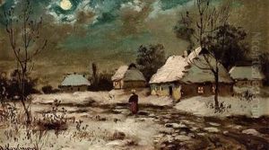 Heimkehr An Einem Winterabend