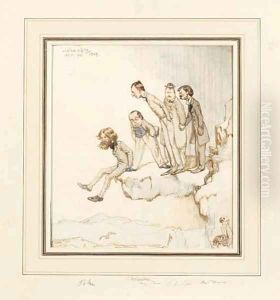 Crisis at the New English Art Club by Willam Orpen