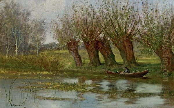 Aulandschaft Mit Fischer - view 1