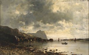 Fjordlandschaft by Adolf Kaufmann