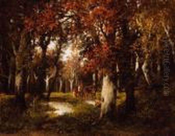 In The Woods Of Barbizon - view 1