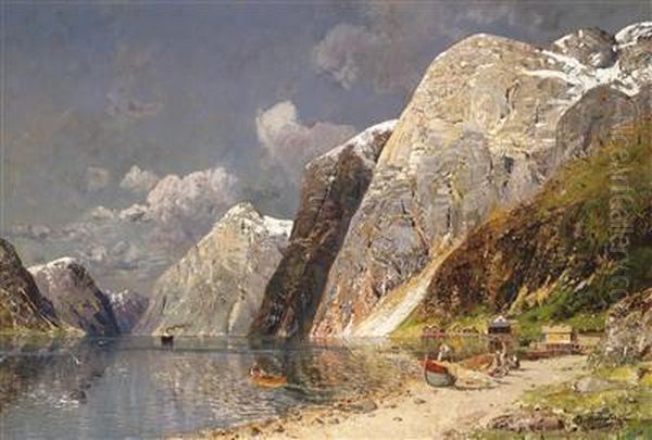 Large Fjord Landscape - view 1