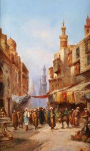 Orientalische Szene Von Kairo
