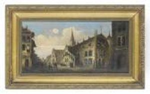A Bustling Street by Karl Kaufmann