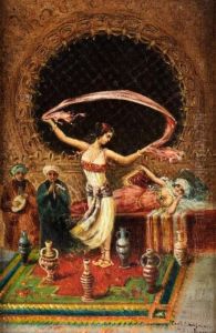 Tanzende Odaliske Im Harem by Karl Kaufmann