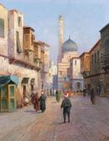 Oriental Street Scene - view 1
