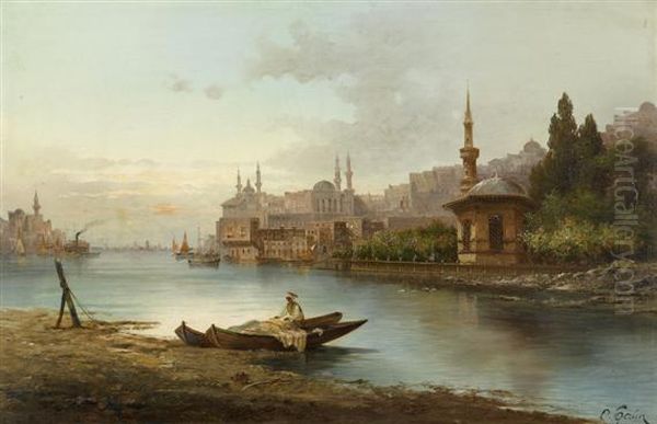 View Of The Bosphorus And Constantinople In Theevening - view 1