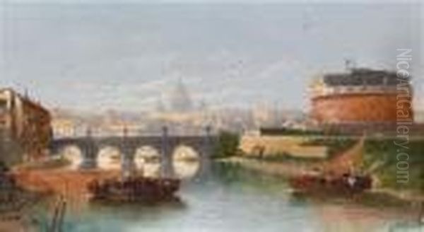 Romansicht -blick Vom Tiber - view 1