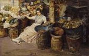 La Fruttivendola by Karl Kaufmann