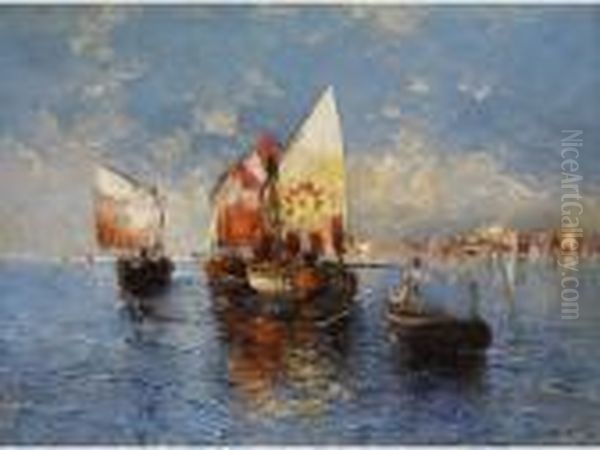 Segelschiffe In Der Lagune Vonvenedig - view 1