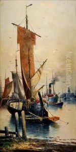 Plachetnice V Pristave by Karl Kaufmann