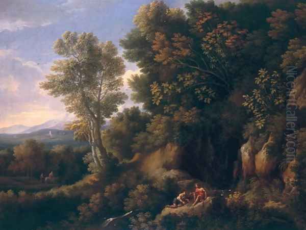 Landscape with a spring - view 1