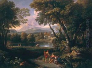 Landscape with a Lake by Jan Frans Van Bloemen (Orizzonte)