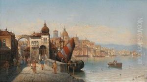 Naples Scene by Karl Kaufmann