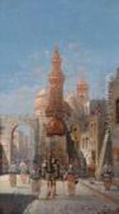 Oriental Scene by Karl Kaufmann