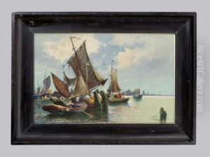 Fischerboote by Karl Kaufmann