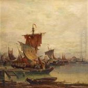 Harbour Scenery by Karl Kaufmann