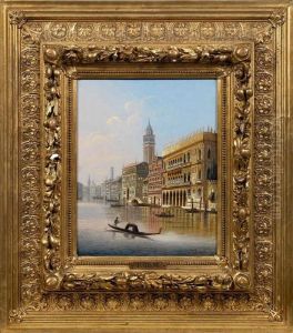 Ansicht Von Vendig Mitblick Auf Den Dogenpalast by Karl Kaufmann