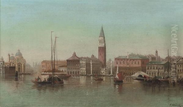 Vessels Before The Molo, Venice - view 1