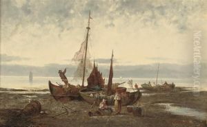 Strandpartie A Danisch Kuste by Karl Kaufmann
