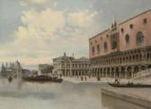 Before The Doge's Palace, Venice by Karl Kaufmann