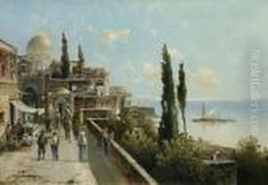 Mediterranean Harbor by Karl Kaufmann