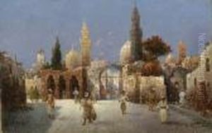 Phantasieansicht Einer
 Orientalischen Stadt.