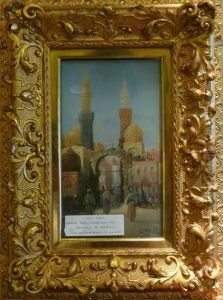 Orientalisk Marknadsplats. by Karl Kaufmann