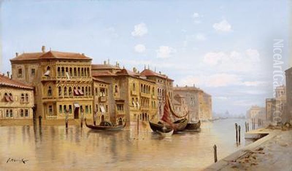 Am Kanal Grande In Venedig - view 1