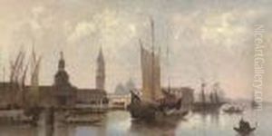 Vessels At The Dogana, Venice