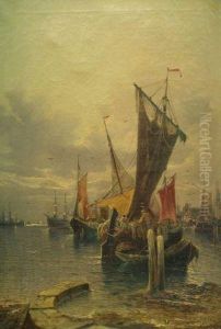Harbor Scene Harbor Scene