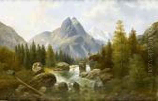 "wasserfall Bei Toblach". - view 1