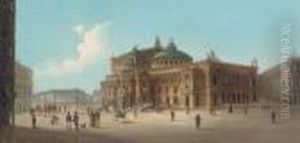 Une Vue De L'opera, Place De La Madeleine, Paris