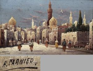 Orientalische Stadtansicht by Karl Kaufmann