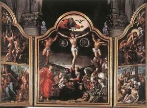 Altarpiece of Calvary c. 1534 by Bernaert van Orley