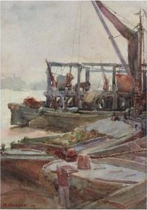 Boats At Harbour by Karl Kaufmann
