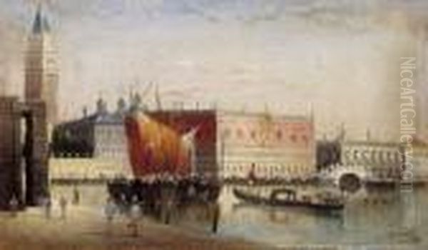 The View Of Venice With The Doge Palace - view 1
