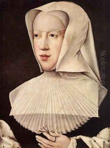 Portrait of Margareta van Oostenrijk by Bernaert van Orley