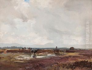 The Peat Cutters by Archibald Kay