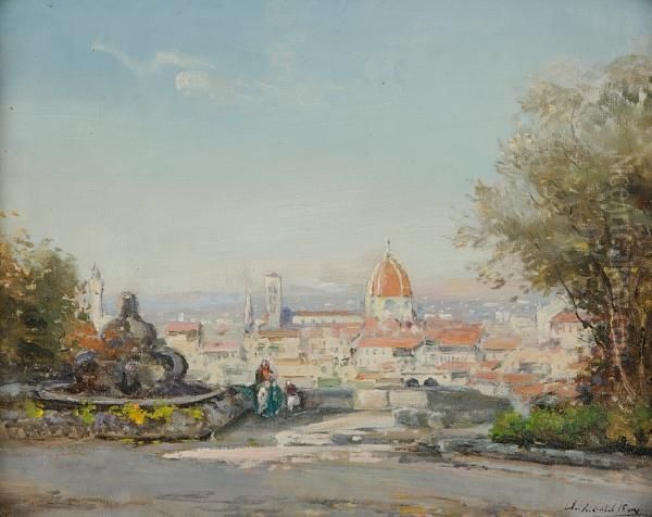 Florence From Palazzo Michelangelo - view 1