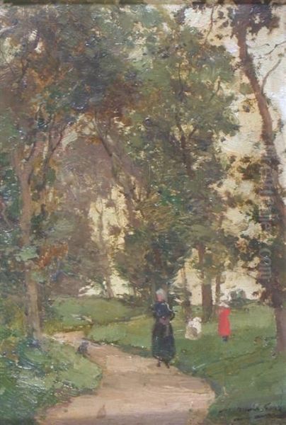 Two Girls With Their Chaperone - view 1