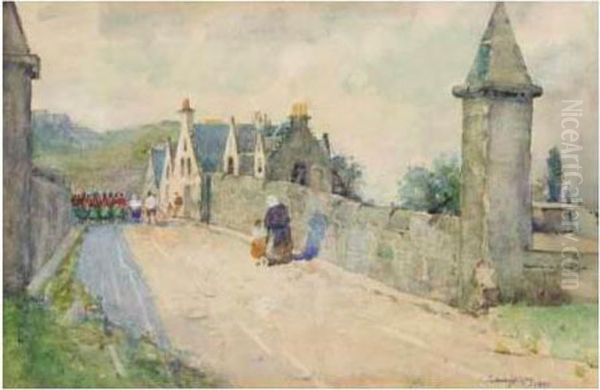 Approaching Stirling Castle - view 1