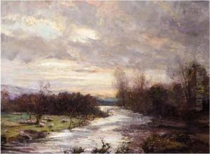 Autumn Sunset by Archibald Kay